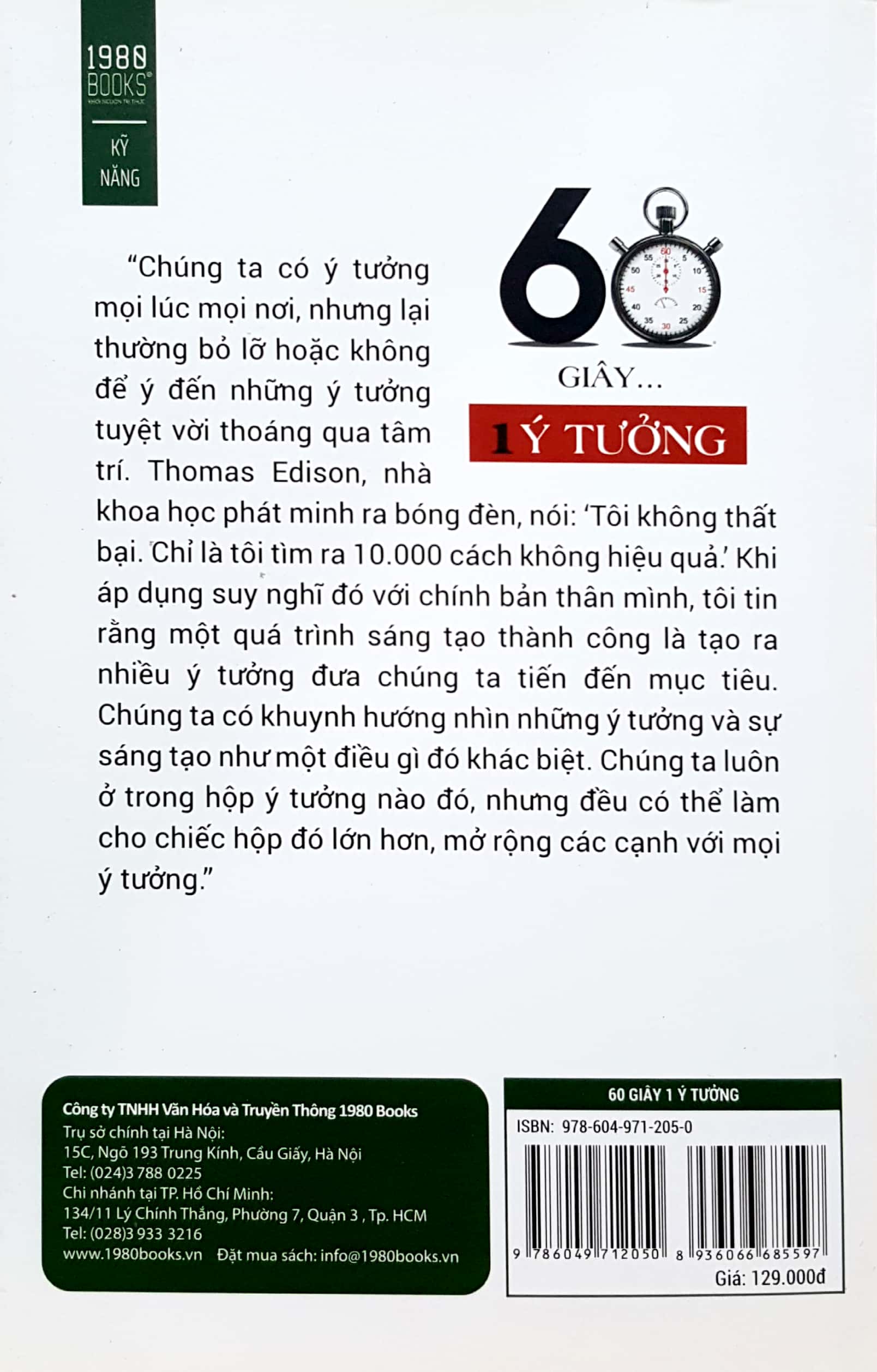 Fahasa - 60 Giây Một Ý Tưởng