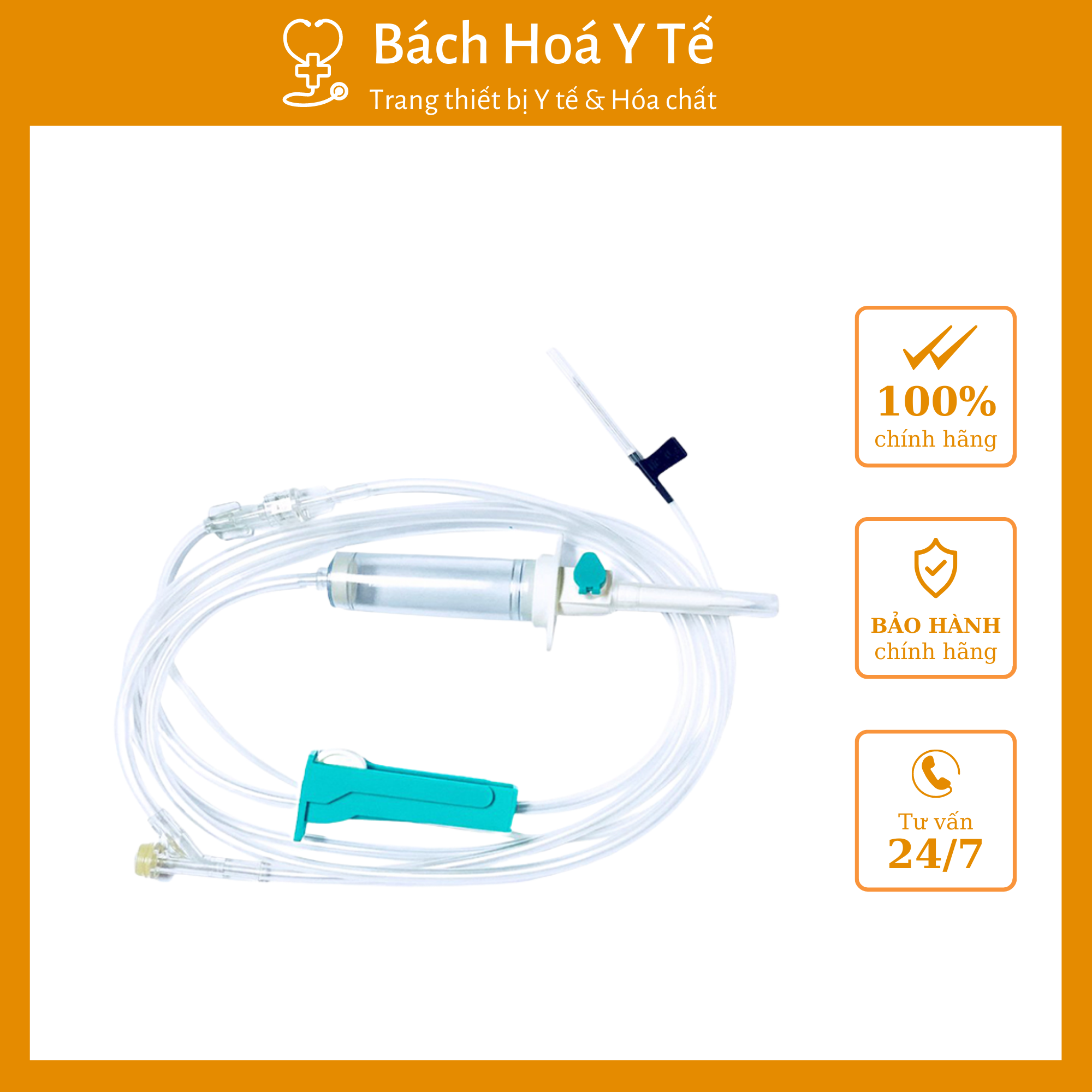 Bộ dây truyền dịch y tế An Phú, Bịch 25 dây có kim bướm