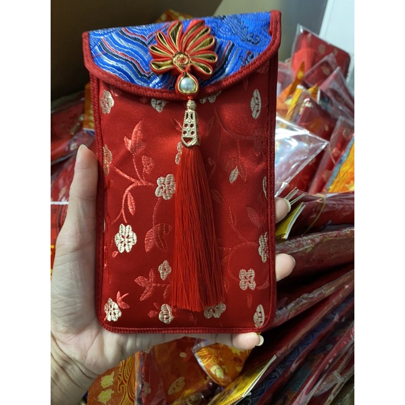 Bao lì xì vải thổ cẩm hàng cao cấp