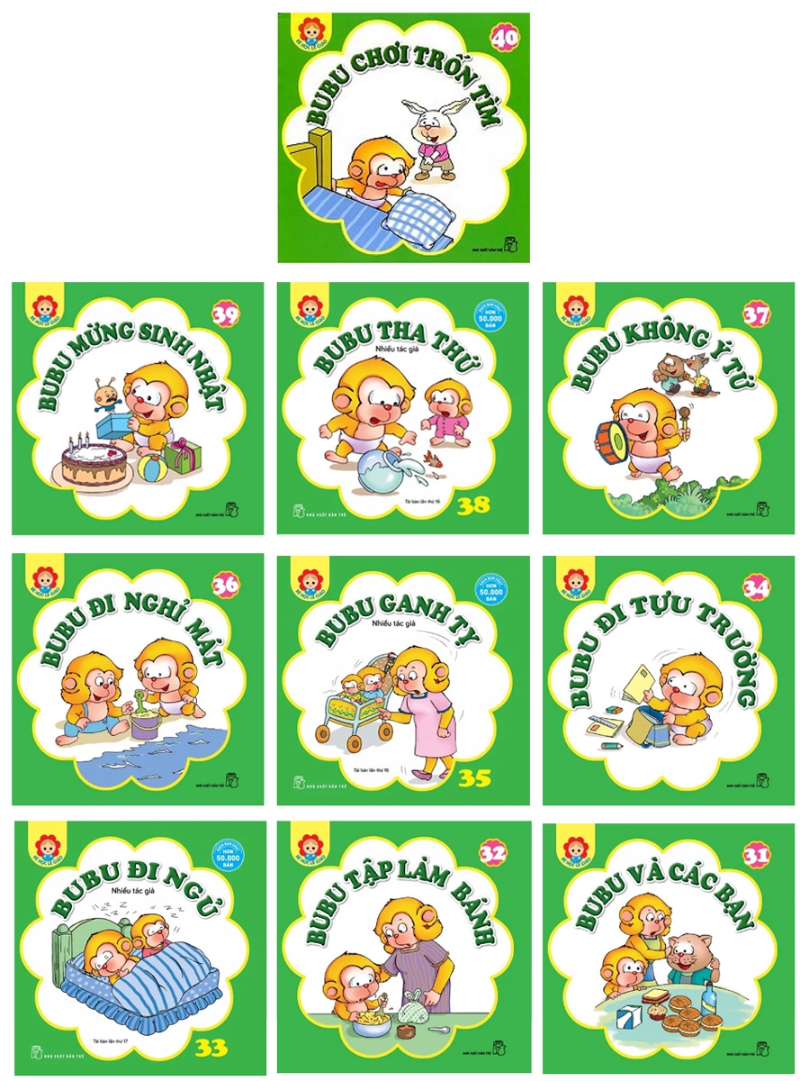 Fahasa - Bộ Sách Bubu - Bé Học Lễ Giáo (Trọn Bộ Tập 1 - 60)