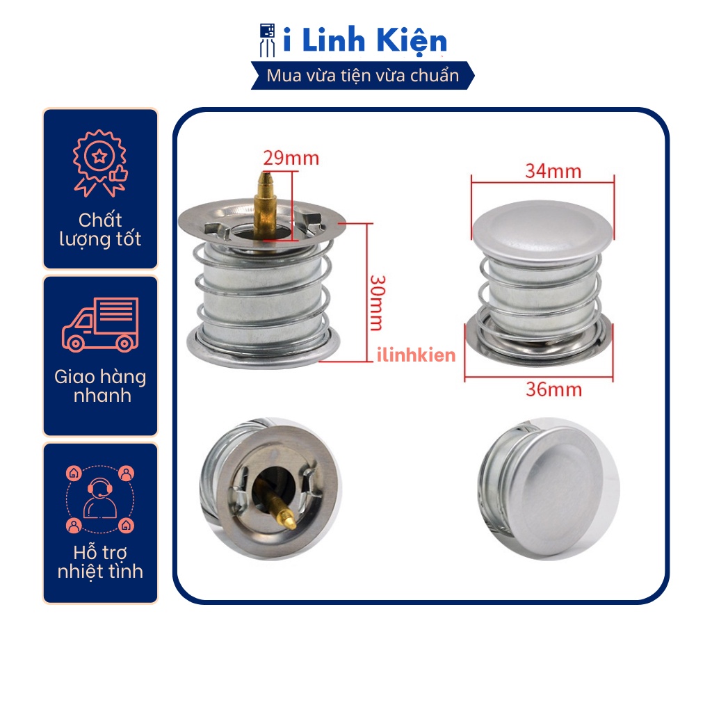Relay nồi cơm điện lõi nhỏ chân tròn (Relay nhiệt Thái Lan)