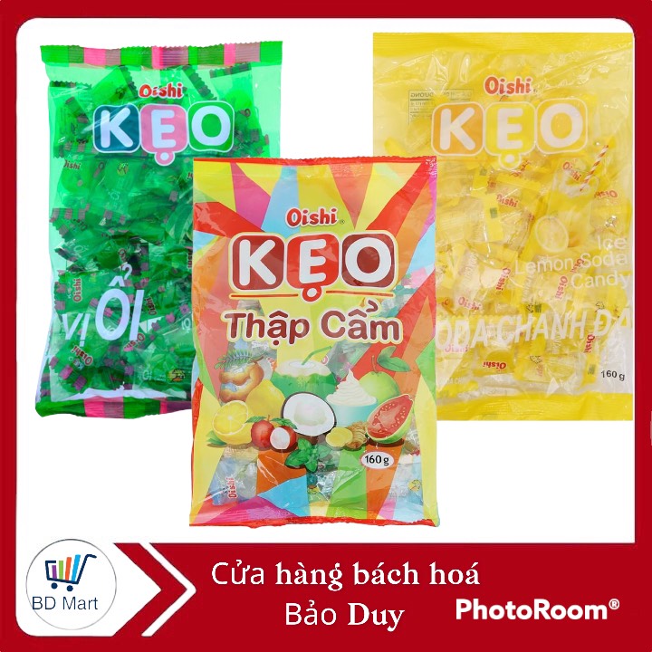KẸO OISHI THẬP CẨM / BẠC HÀ / CHANH/ ỔI GÓI 145GR - 41071