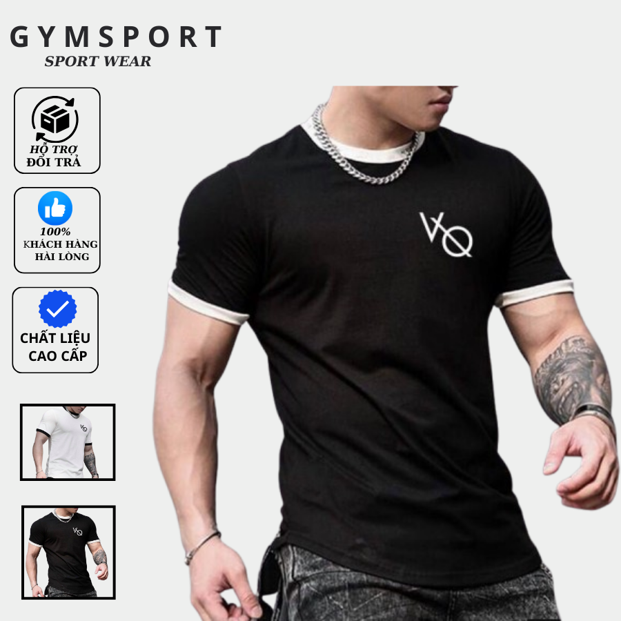 ÁO LONGTEE VANQUISH -Áo tập gym nam