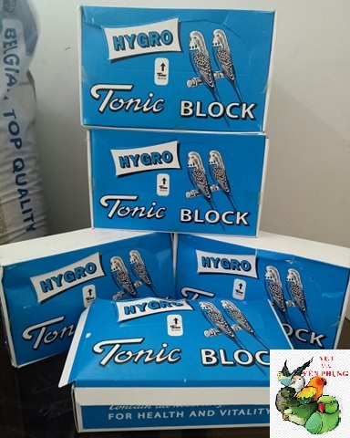 1 hộp khoáng tonic dành cho chimvẹt yến phụng và chim bảy màu