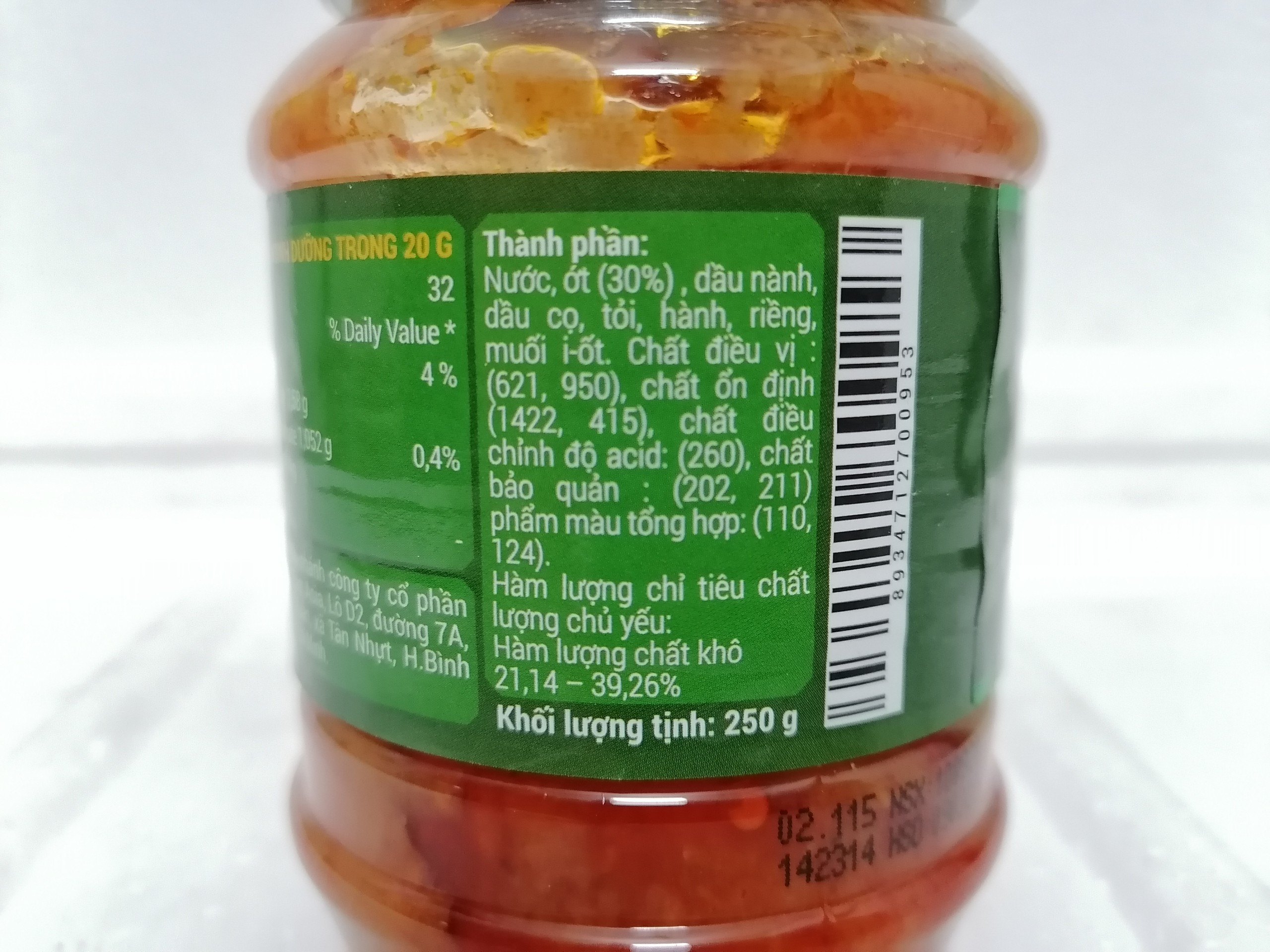 [Hủ 250g – NẮP XANH] SA TẾ CAY [VN] THUẬN PHÁT Hot Satay (bph-hk)