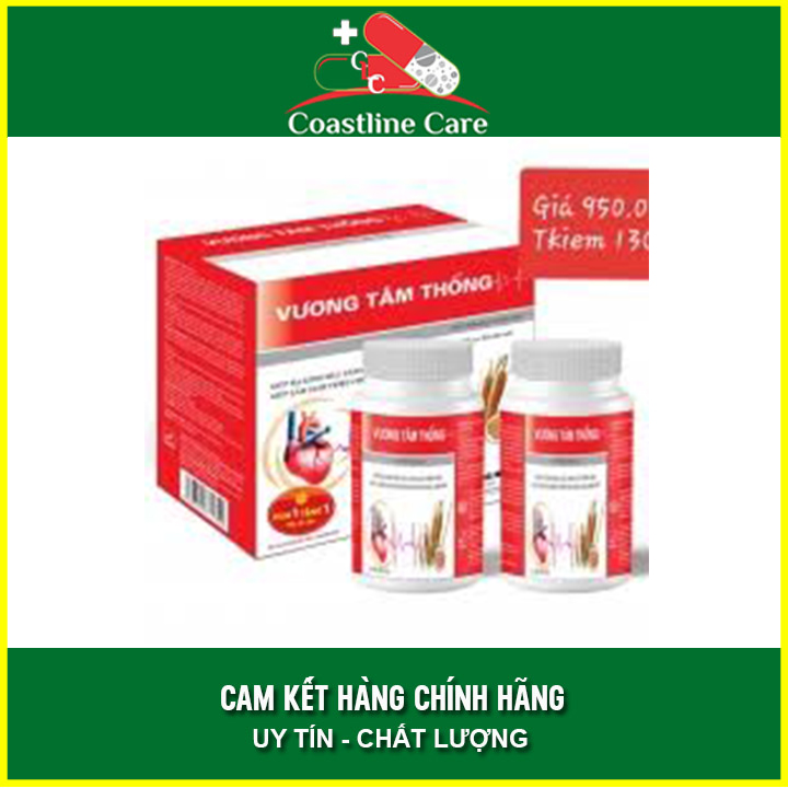 Vương tâm thống hộp 180 viên - hỗ trợ sức khỏe tim mạch
