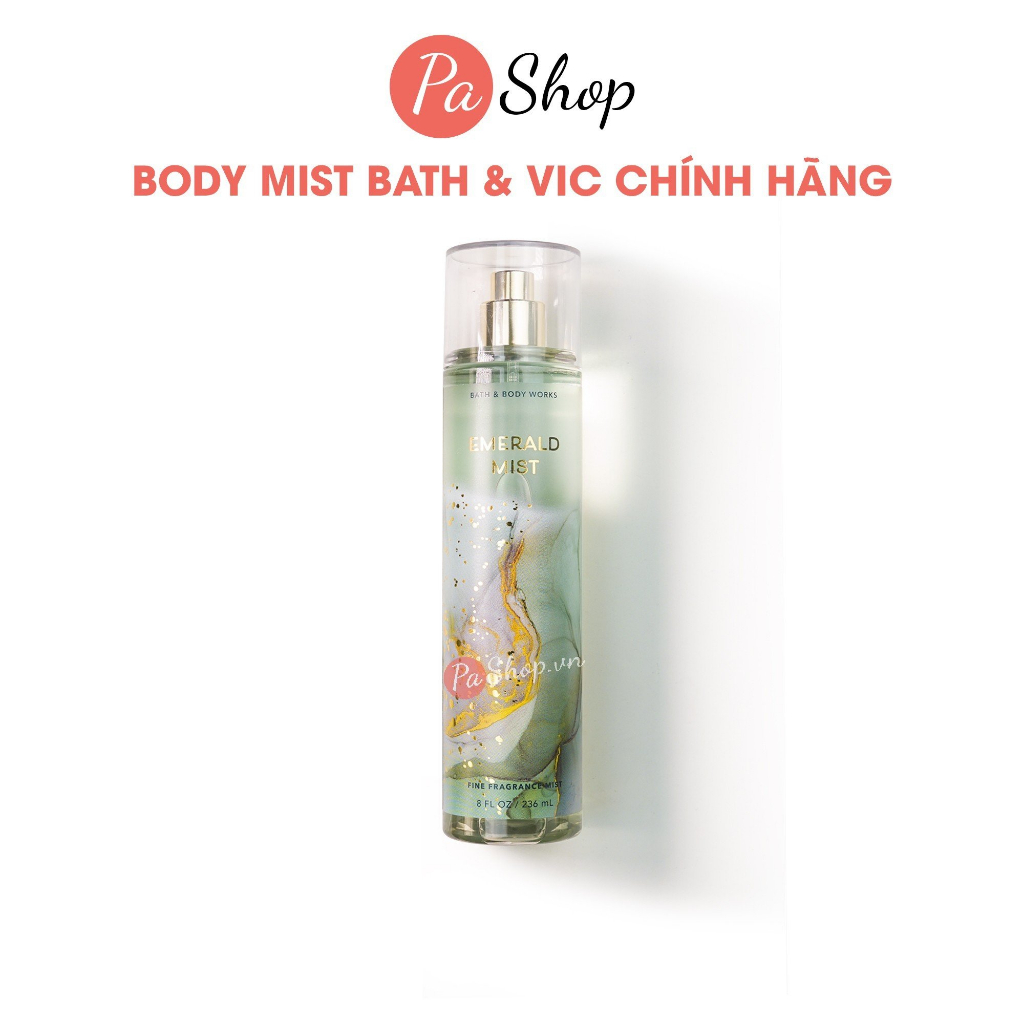 Body mist Emerald Mist xịt thơm toàn thân