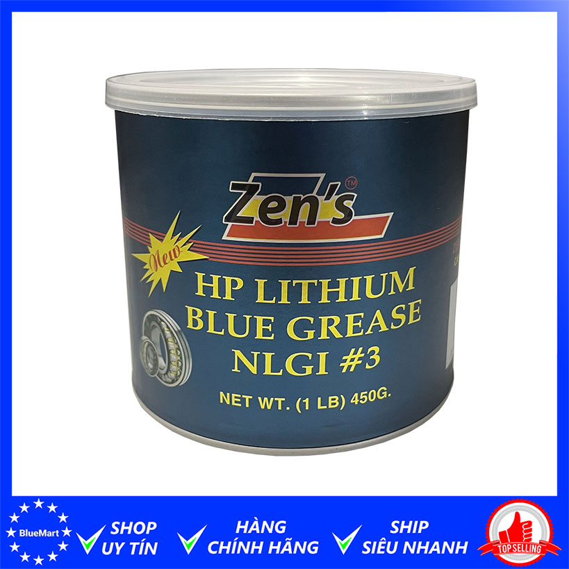 Mỡ bò Zen Lithium Grease chịu nhiệt bôi trơn bạc đạn vòng bi đa năng