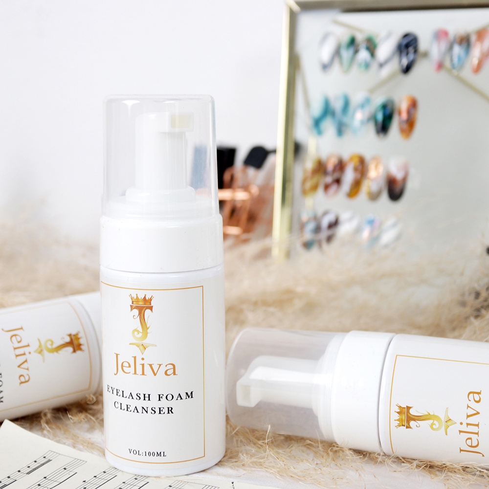 Chai tạo bọt vệ sinh mi Jeliva 60ml