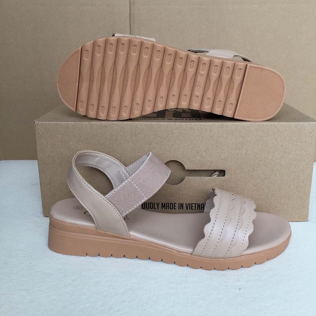 Dép Sandal Si - PU Nữ Biti's DTW011088DEN/DTW011088KEM (Đen, Kem)