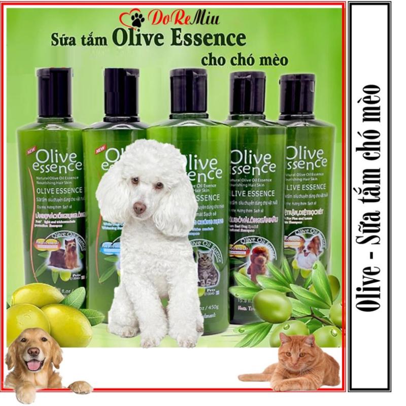 [Mã 11FMCGSALE giảm 8% đơn 500K] Doremiu Olive chó mèo 450ml - Sữa tắm cho thú cưng (5 loại)