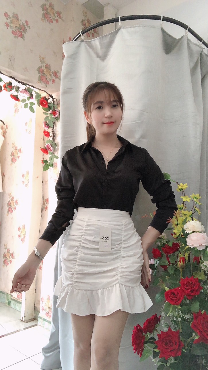 HÌNH THẬT 100% ÁO SƠ MI LỤA CAO CẤP ĐỦ SIZE