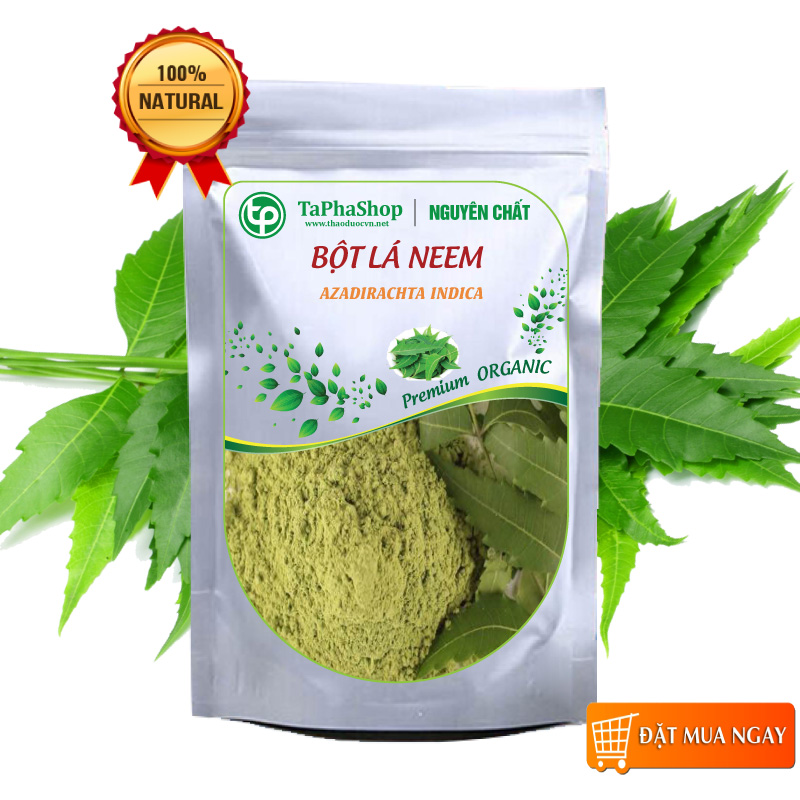 Bột lá neem ấn độ nguyên chất 100g - tấn phát