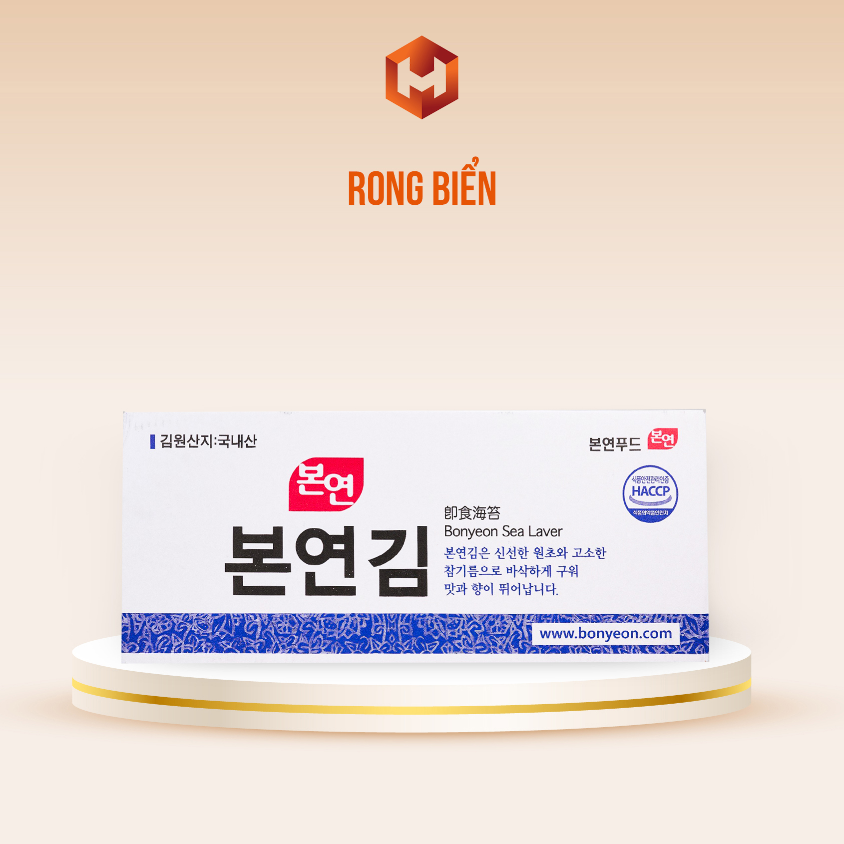 [CHÍNH HÃNG] Thùng Rong Biển Tẩm Vị Boyeon Hàn Quốc