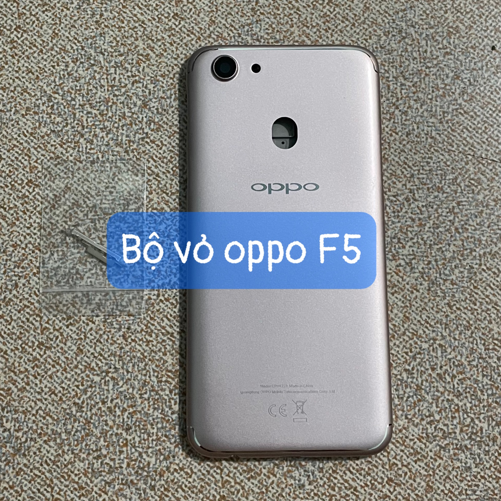 bộ xương vỏ oppo F5 ,kèm khay sim,phím