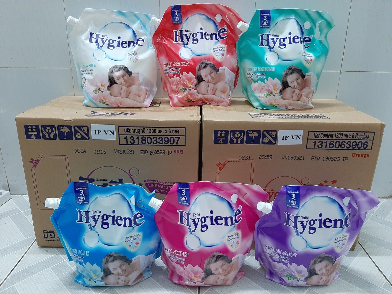Nước xả mềm vải Hygiene 1800ml 1,8 Lít Thái Lan - THE BEST CHOICE