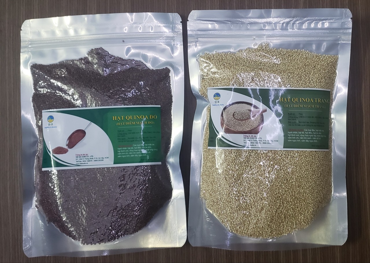 Hạt Quinoa đỏ (hạt Diêm Mạch)- nhập khẩu Peru, 500g