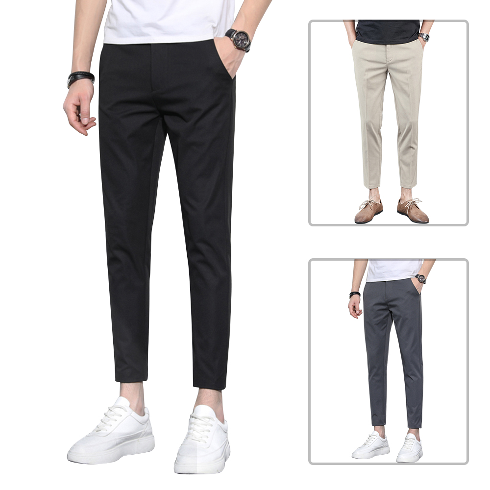 Quần Tây Nam Hàn Quốc Kiểu Dáng Thanh Lịch Dáng Quần Âu Basic Của Năm FASHION4MENHCM JOGGER NAM 9000066C11
