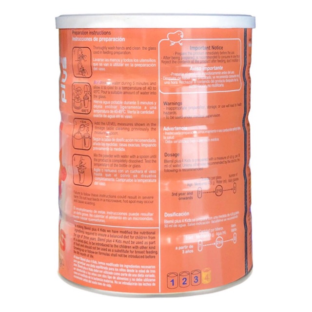 Sữa Blemil Số 4 800G