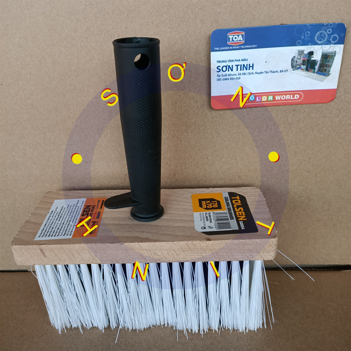 Chổi cước bảng lớn 170mm x 70mm ceiling brushes tolsen 50004