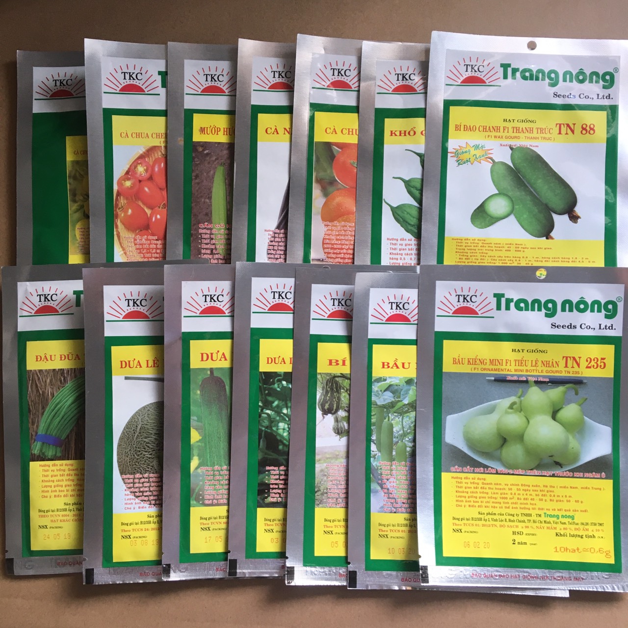 HẠT GIỐNG RAU ĂN QUẢ  HIỆU TRANG NÔNG