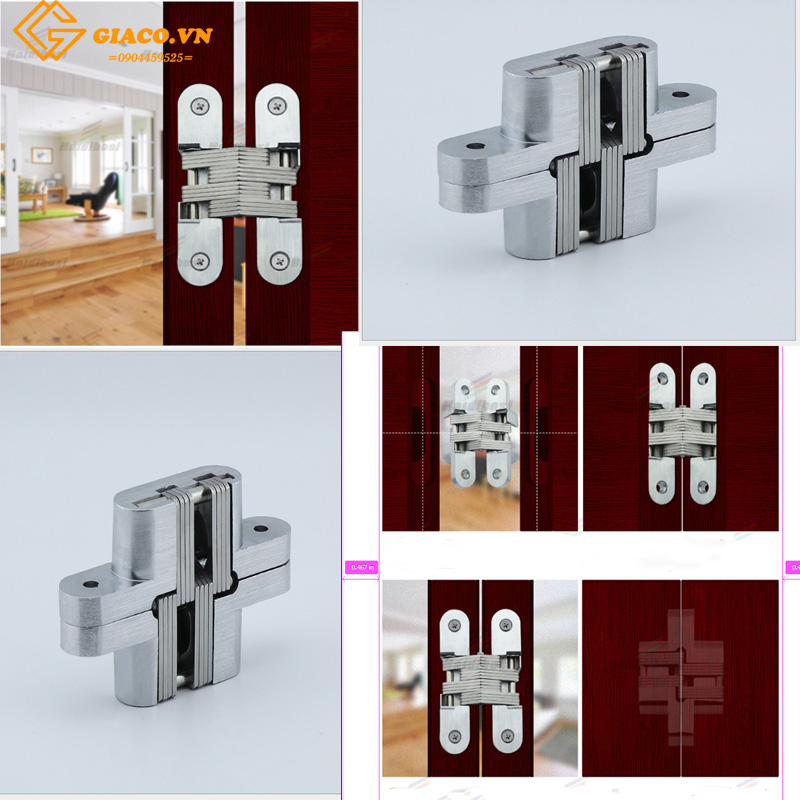 Bản lề chữ thập cỡ 2 KT: 13*60mm