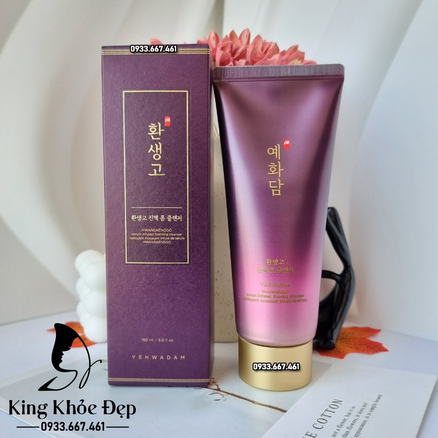 Sữa Rửa Mặt Yehwadam Hwansaenggo Serum Infused Foaming Cleanser