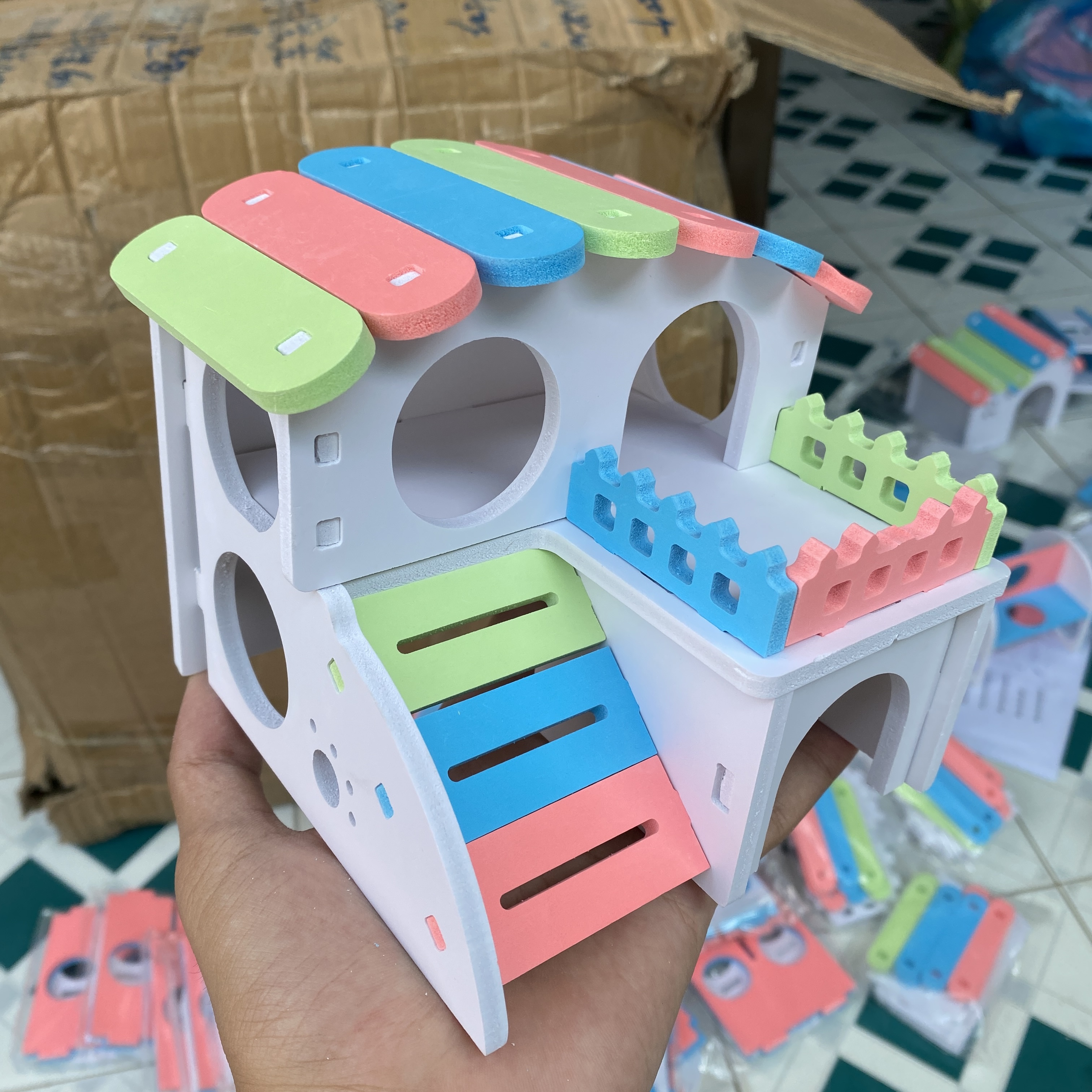 Nhà Hamster Biệt Thự 2 Tầng