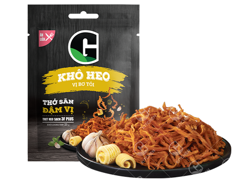 Khô heo vị bơ tỏi G 25g [Giao nội thành HCM]