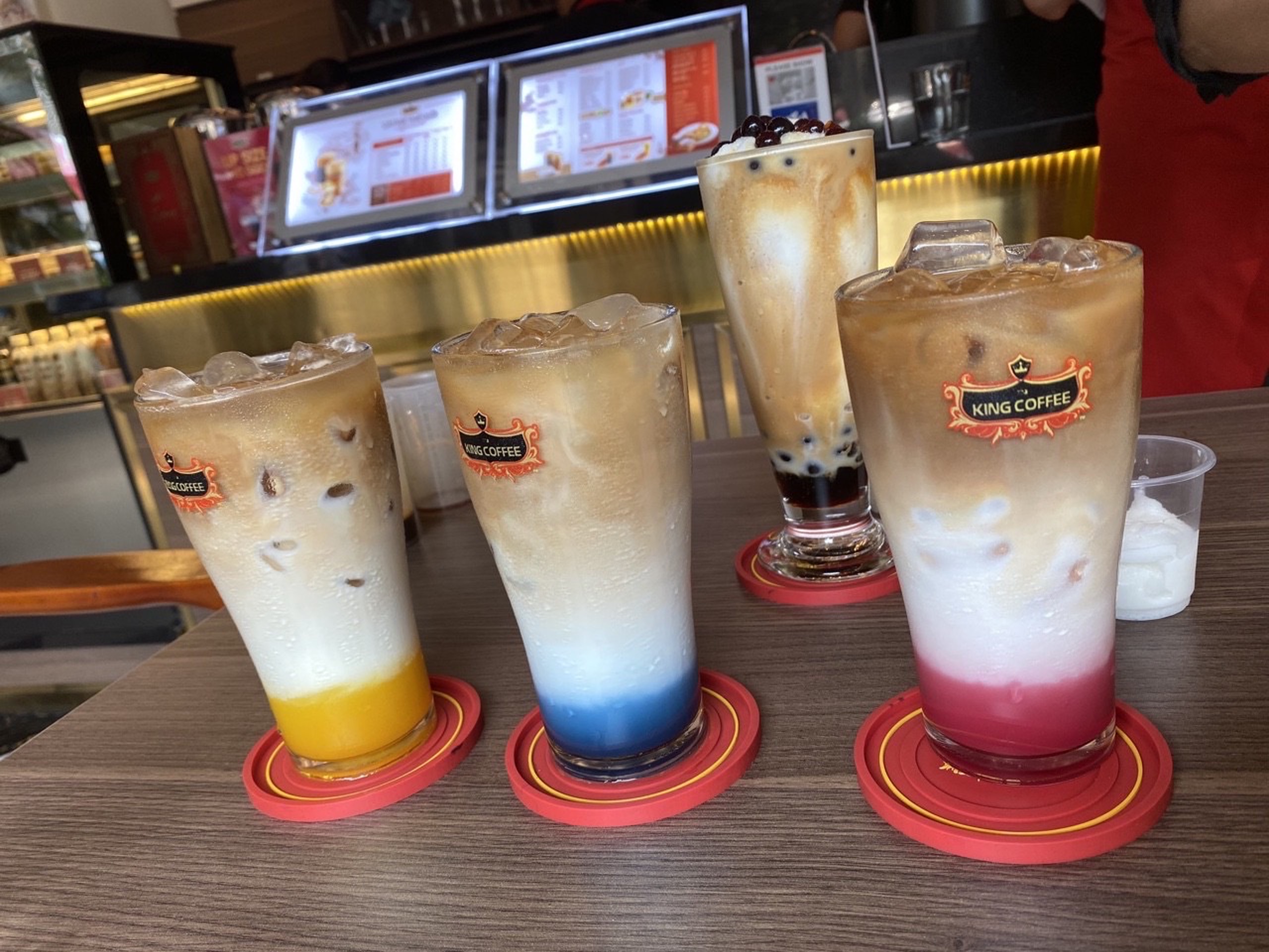 Bột sữa red velvet Sweet Page Hàn Quốc (bột latte red velvet)