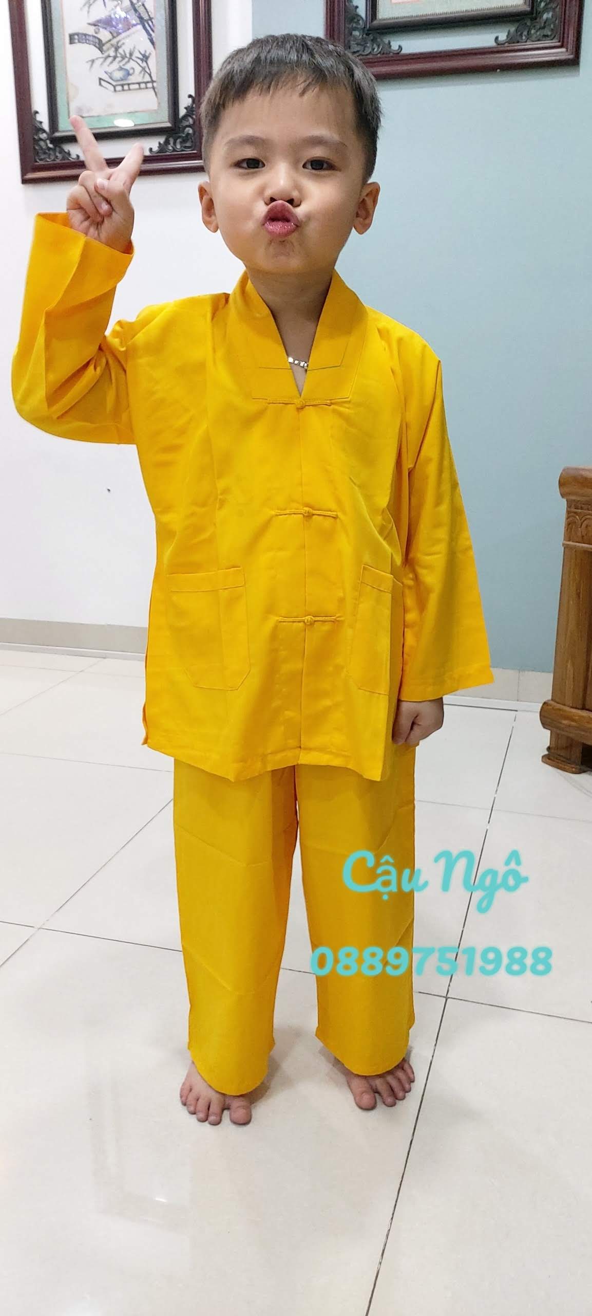 [HCM]ĐỒ LAM ĐI CHÙA TRẺ EM - MẪU LA HÁN