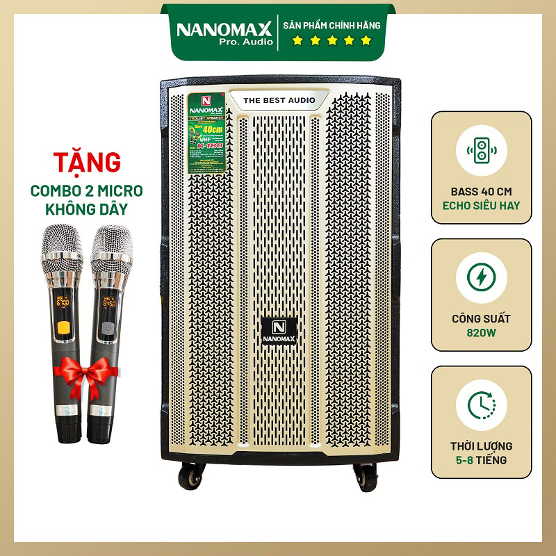 Loa kéo di động nanomax k-180