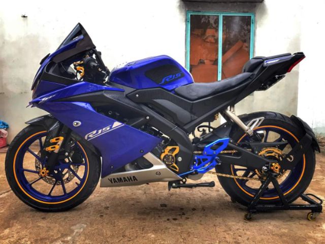 Nhông sên dĩa cho xe Yamaha r15 v3 - loại 10li và 12li Phốt Caosu Đệm