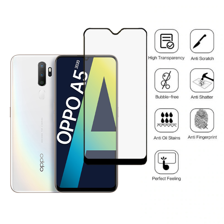 Miếng dán cường lực Full màn hình OPPO A5 2020