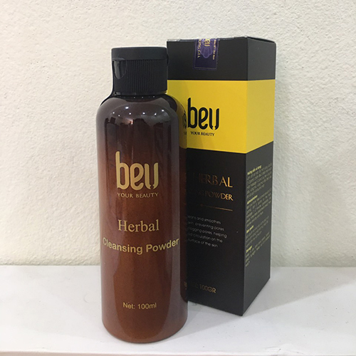 Bột thảo dược rửa mặt sạch mụn cám BeU - 100g