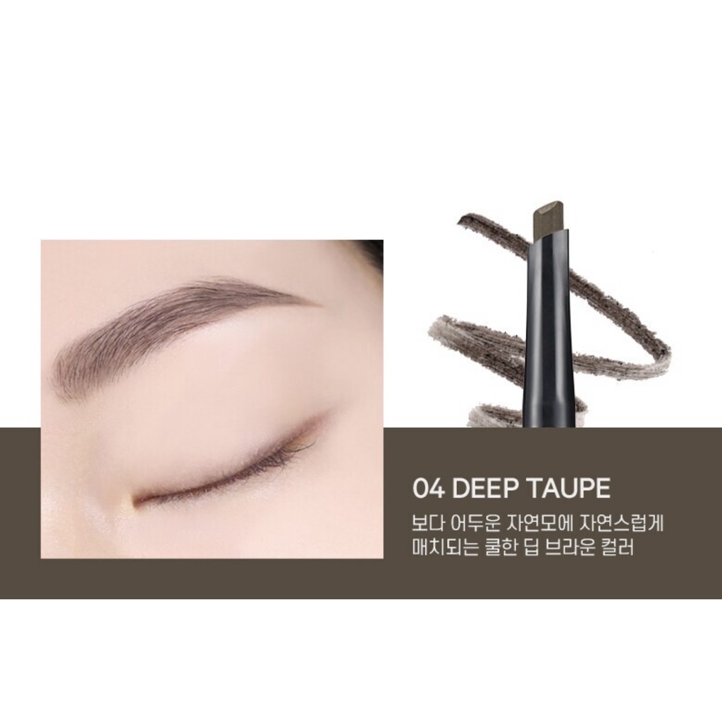 Kẻ mày WAKEMAKE Natural Hard Brow Pencil