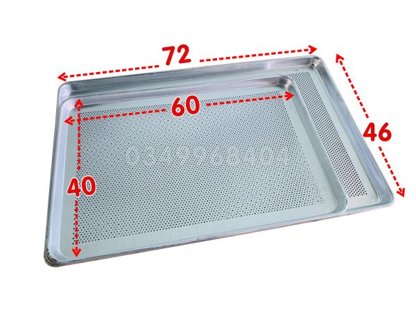 Khay nướng bánh nhôm phẳng 40*60