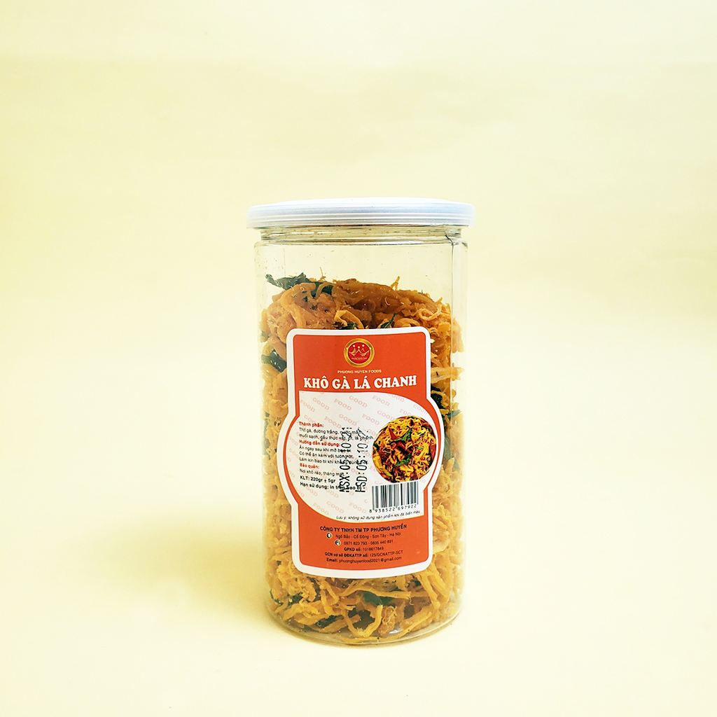 Khô Gà Lá Chanh siêu sạch thơm ngon