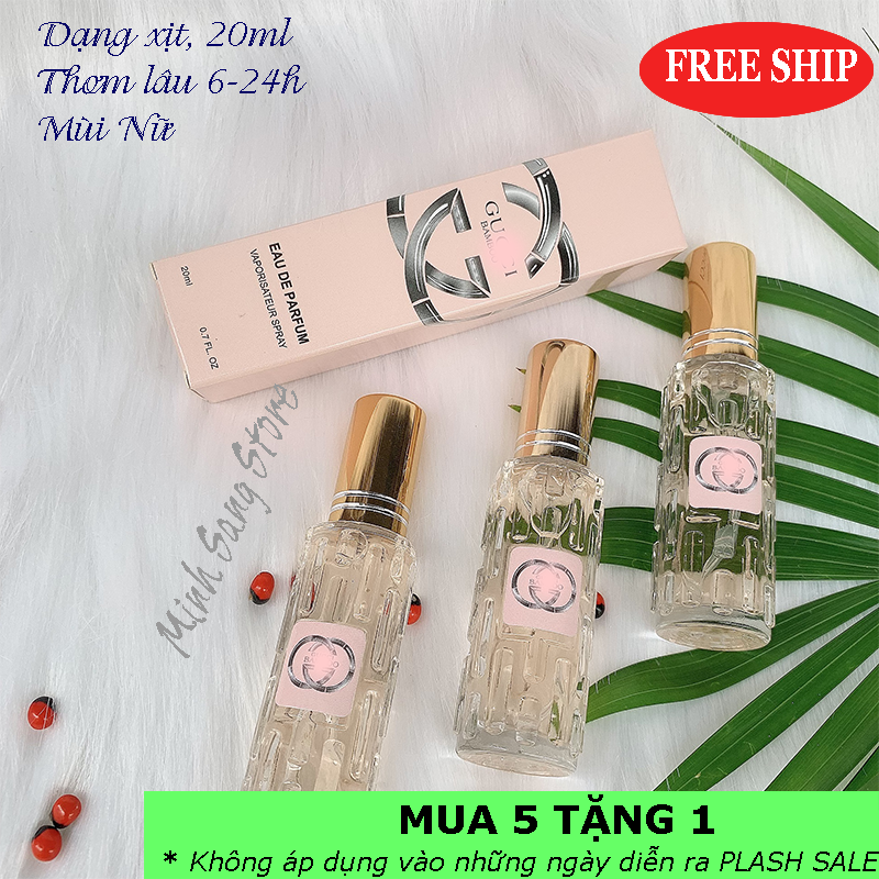 [HCM]NƯỚC HOA NỮ GUCI BAMBO MINI 20ML LƯU 6-12H
