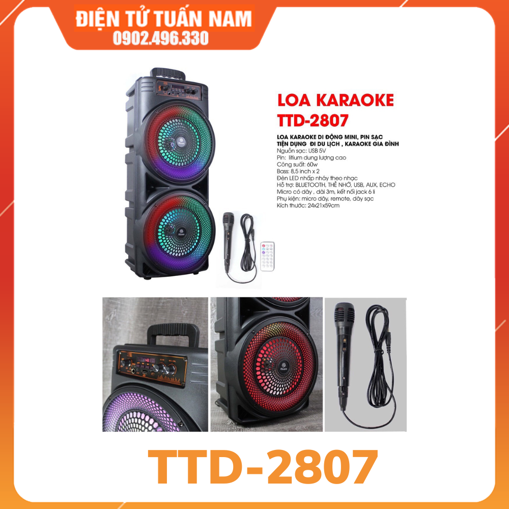 Loa kraoke di động music ttd-2807