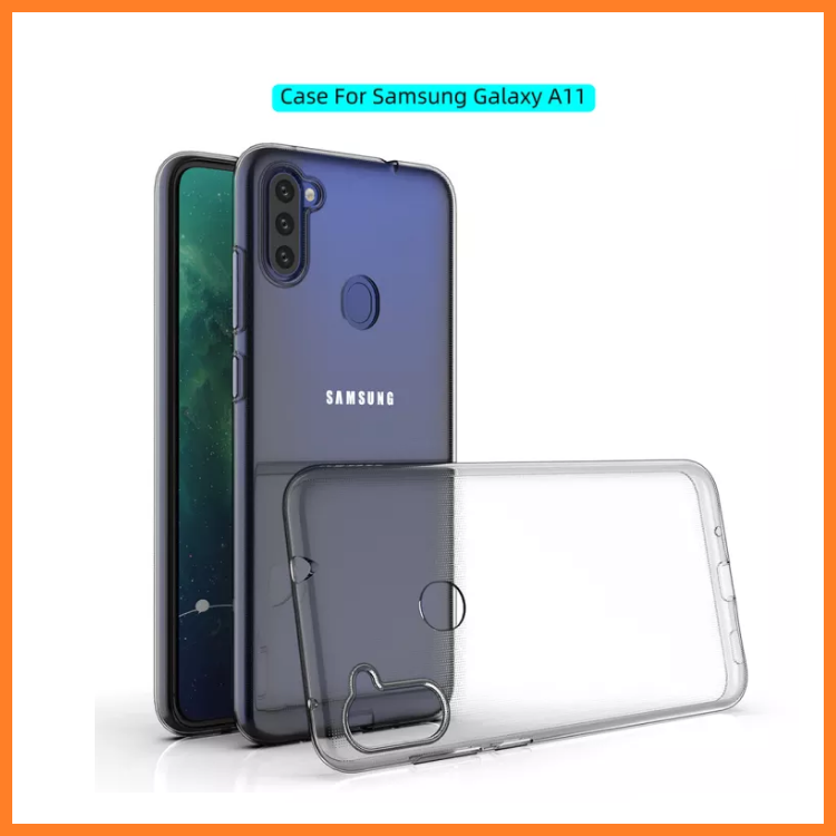 Ốp lưng silicon Samsung galaxy A11 trong suốt