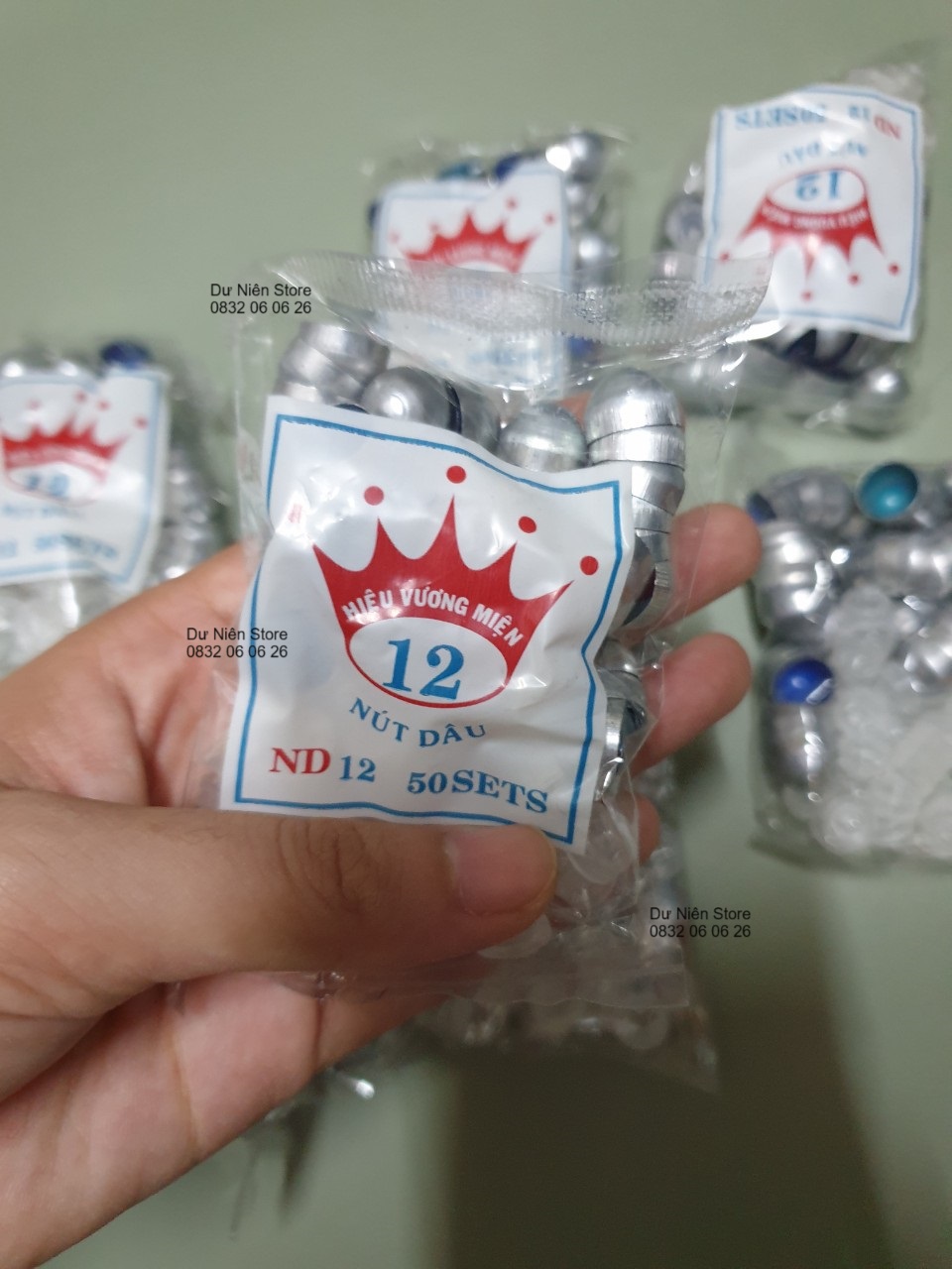 Nút Bọc Dâu, Nút Ú Gói 50 Nút.