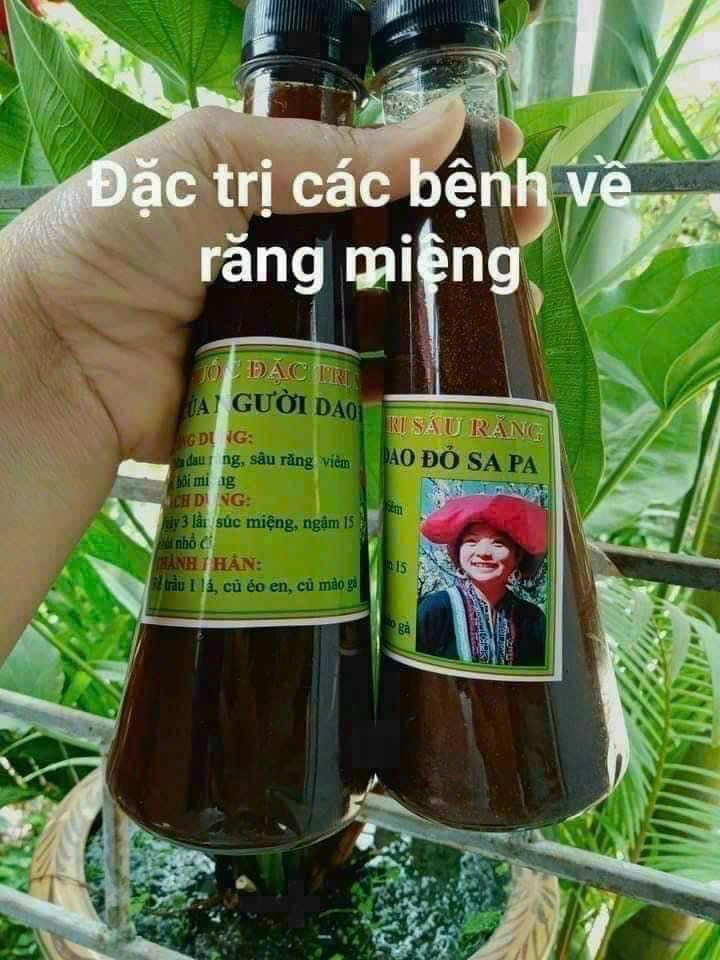 350ml Chai sâu răng chuẩn người Dao đỏ Sapa