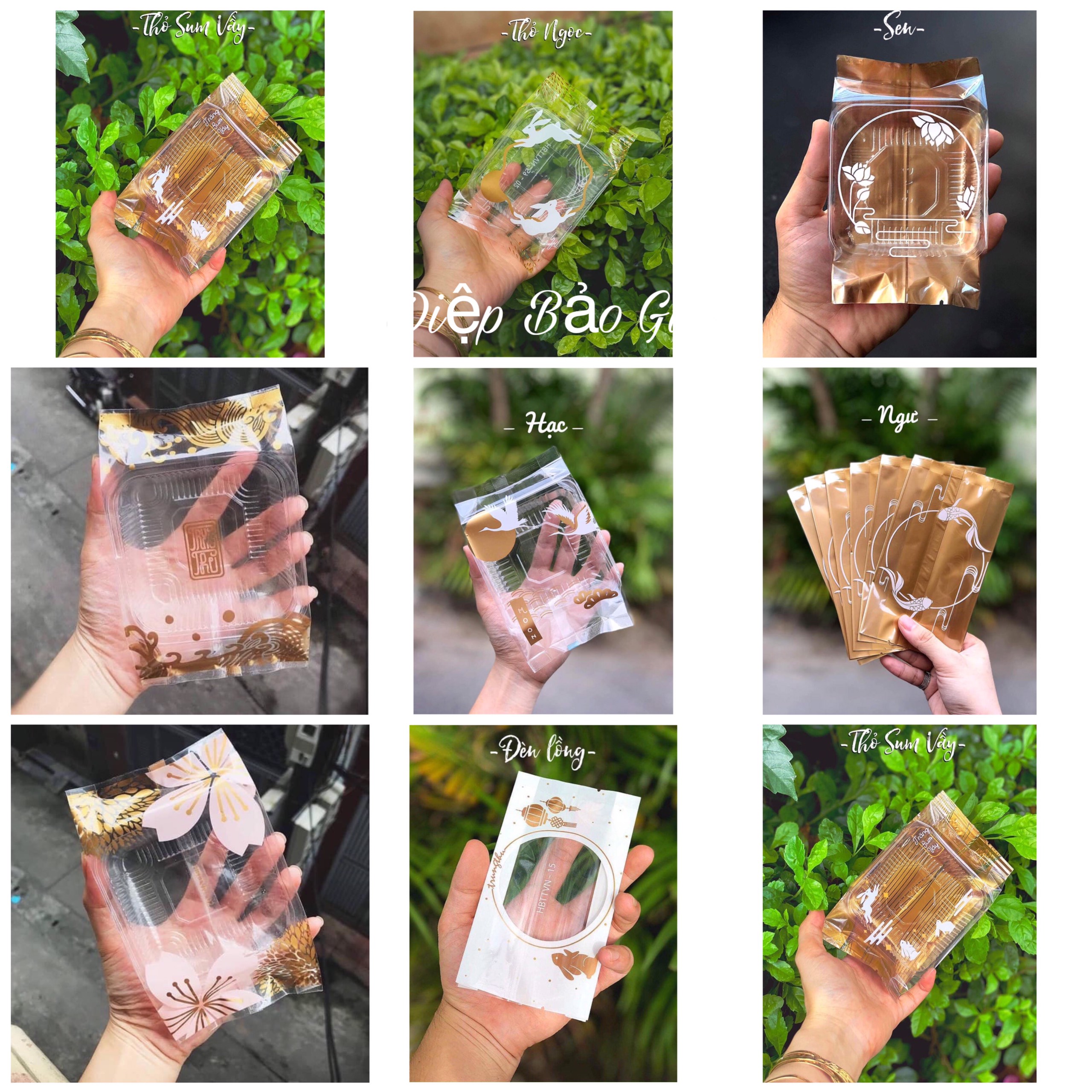 Túi đựng bánh trung thu 200g - 100c