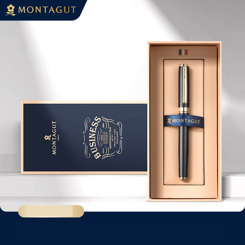Bút ký Montagut cao cấp, BÚT KÝ KHẮC TÊN MIỄN PHÍ THEO YÊU CẦU KHẮC LOGO - FULL BOX