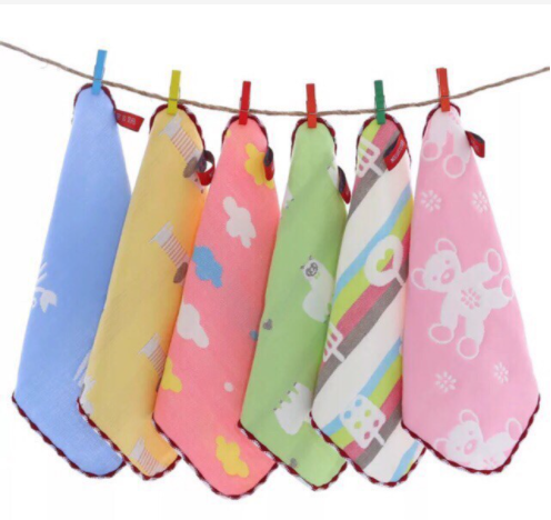 Set 5 Khăn Sữa Leelee Họa Tiết Cho Bé
