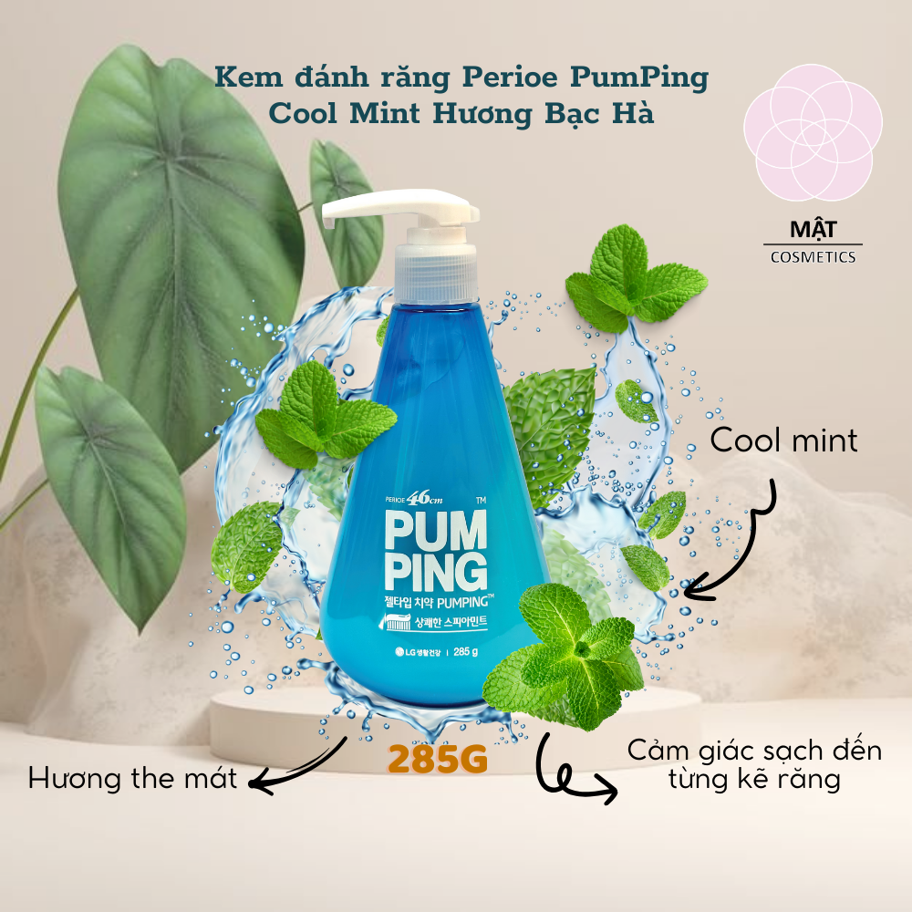 Kem Đánh Răng Perioe PumPing Hàn Quốc 285g