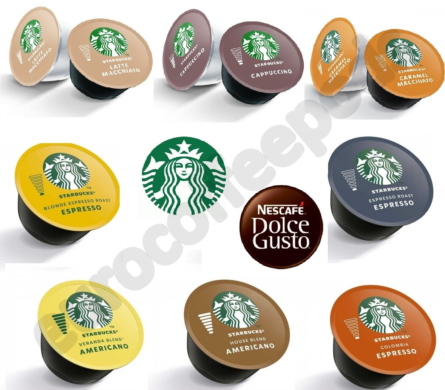 Cà phê viên nén Nescafe Dolce Gusto 16 viên/hộp các vị