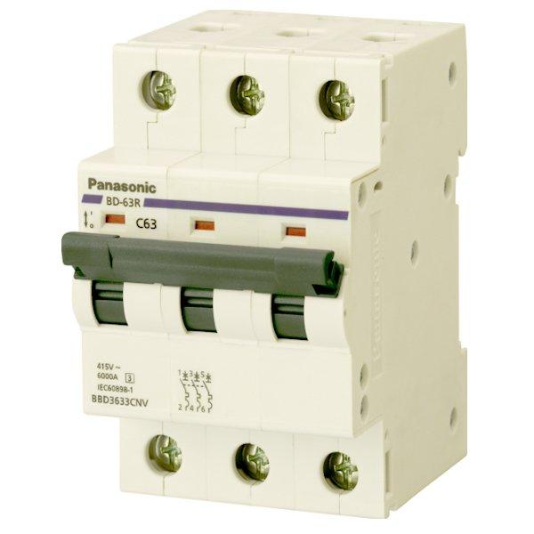 Cầu dao tự động MCB 3PC 6A-63A Panasonic BBD3063CNV-BBD3633CNV