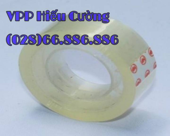 2 cuộn Băng keo trong/ đục (5cm) 50ya. Do VPP Hiếu Cường cung cấp